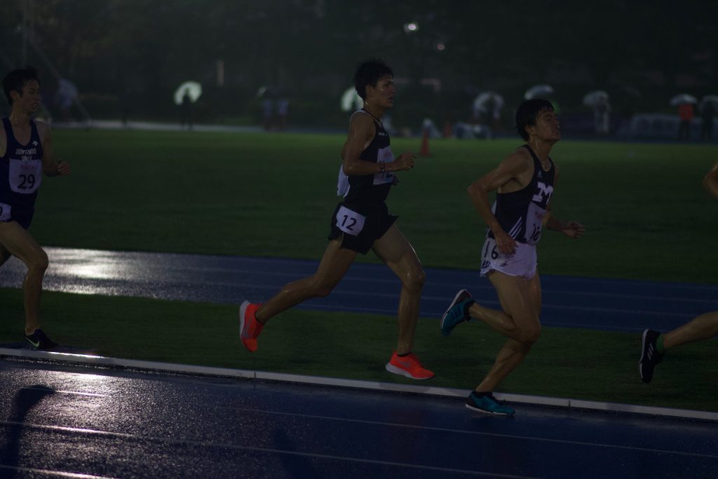 2019-07-06 順大記録会 5000m　4組 00:14:43.17
